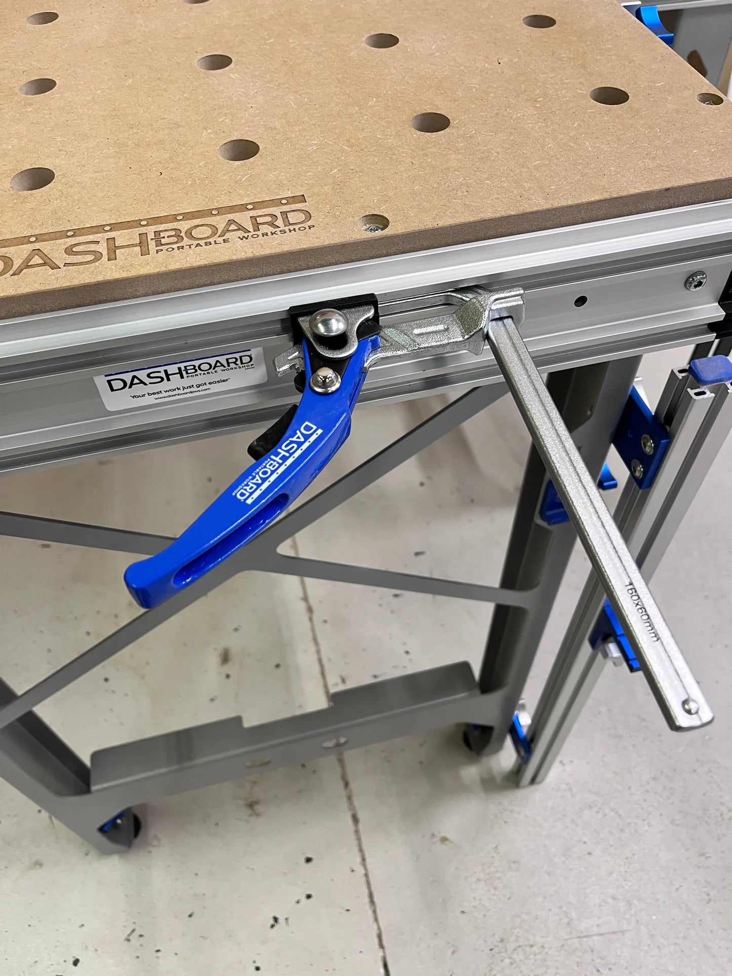 Dash-Board Track Clamp